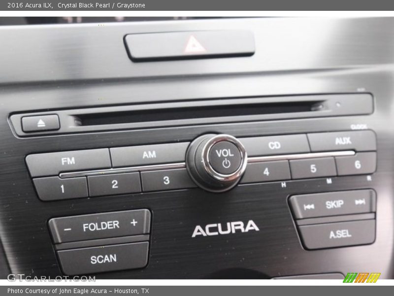 Crystal Black Pearl / Graystone 2016 Acura ILX
