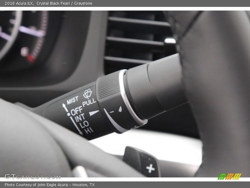 Crystal Black Pearl / Graystone 2016 Acura ILX