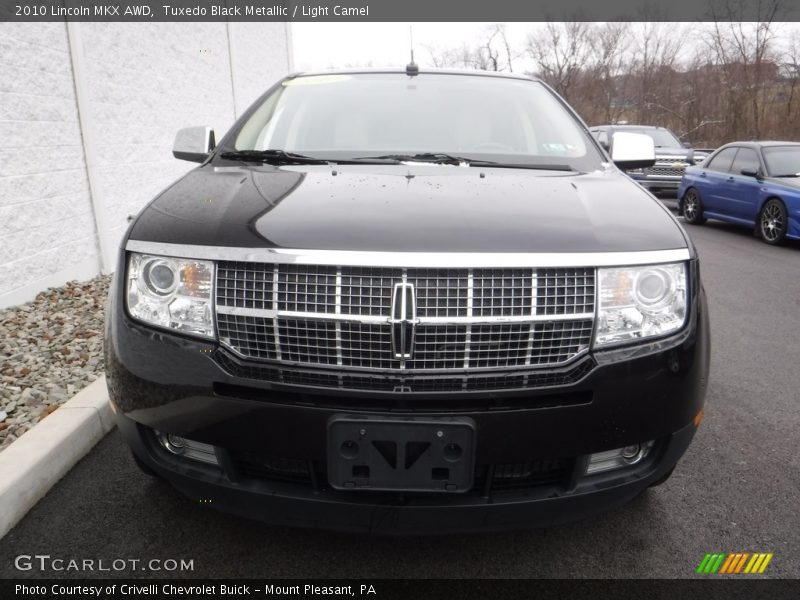 Tuxedo Black Metallic / Light Camel 2010 Lincoln MKX AWD