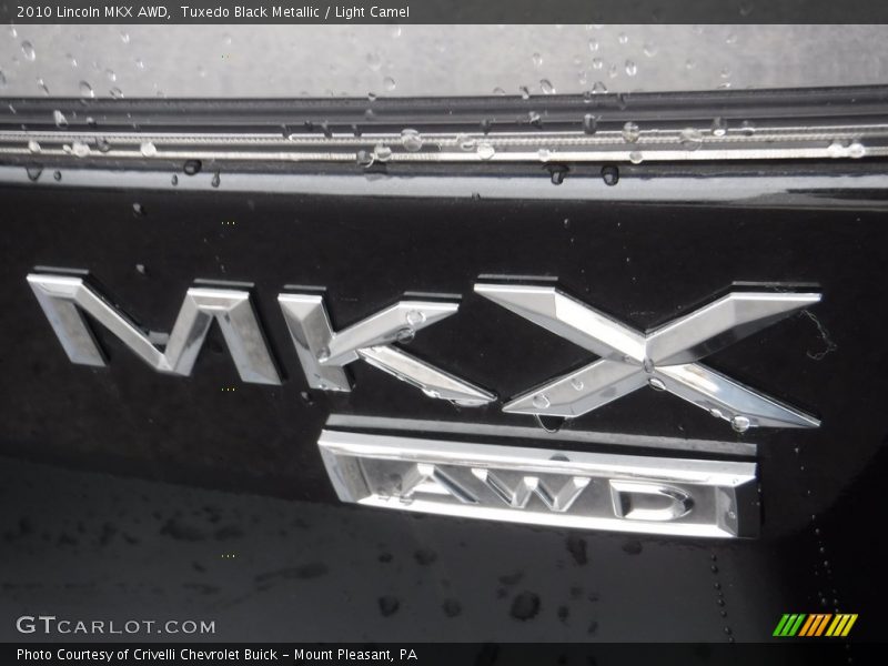 Tuxedo Black Metallic / Light Camel 2010 Lincoln MKX AWD