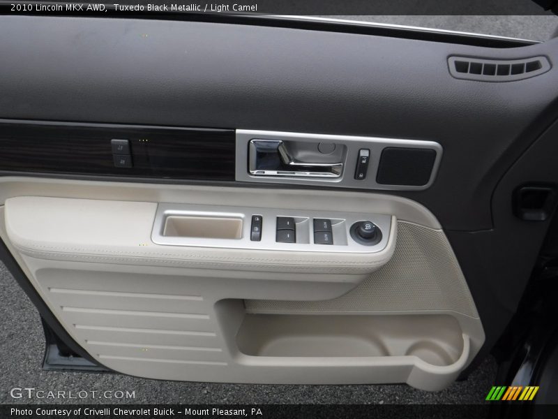 Tuxedo Black Metallic / Light Camel 2010 Lincoln MKX AWD