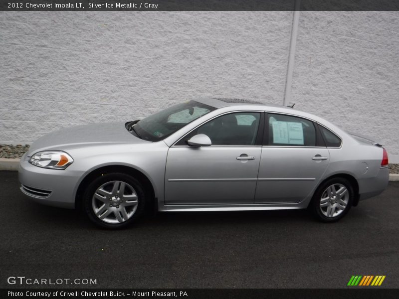 Silver Ice Metallic / Gray 2012 Chevrolet Impala LT