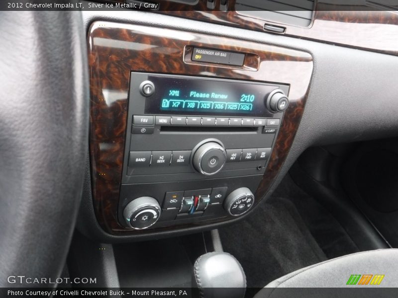 Silver Ice Metallic / Gray 2012 Chevrolet Impala LT