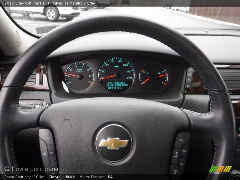 Silver Ice Metallic / Gray 2012 Chevrolet Impala LT