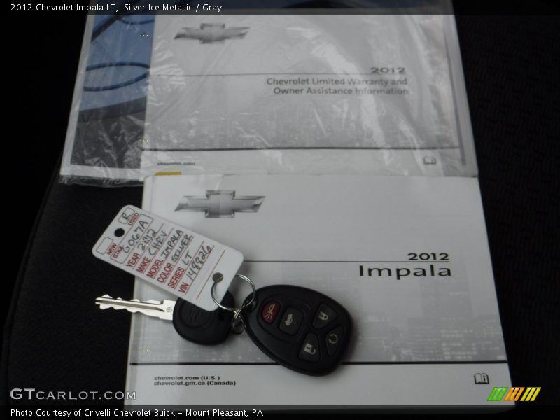Silver Ice Metallic / Gray 2012 Chevrolet Impala LT