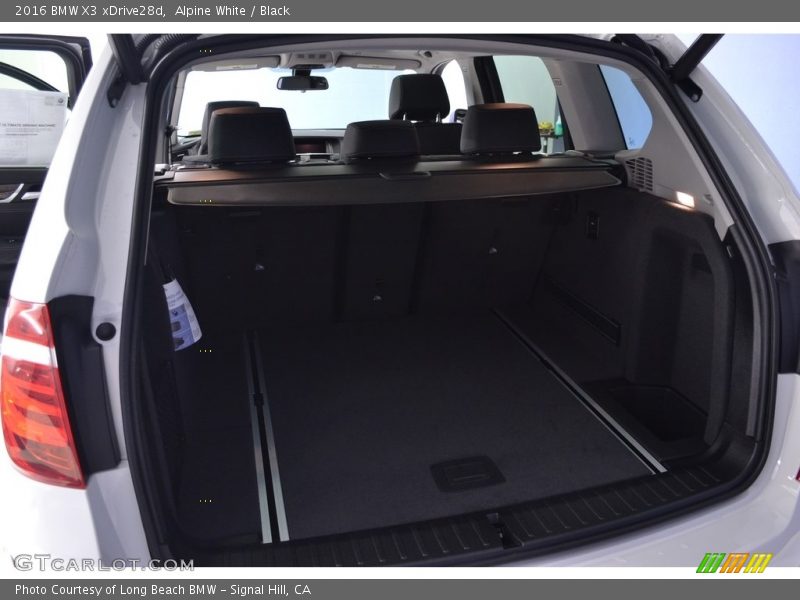 Alpine White / Black 2016 BMW X3 xDrive28d