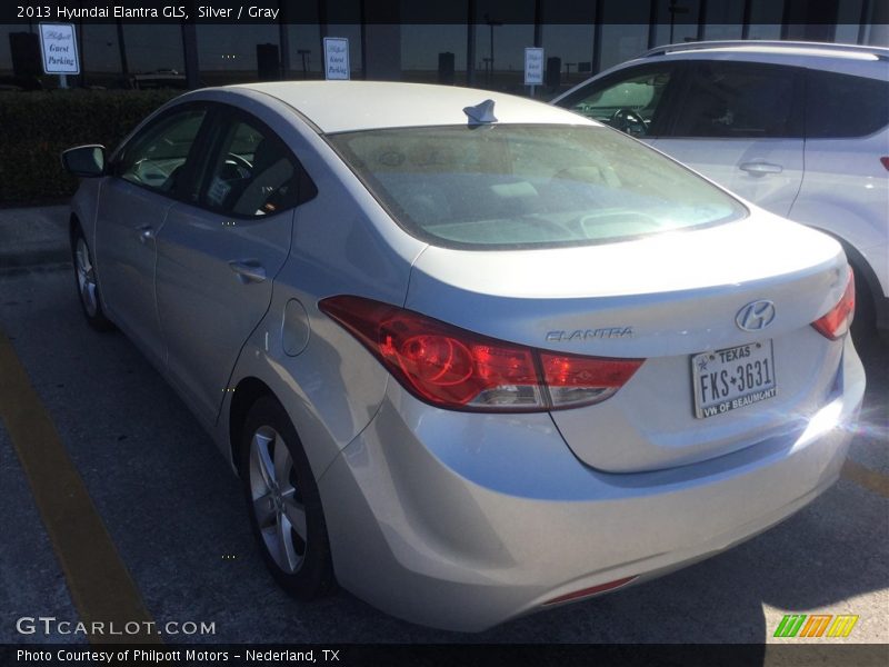 Silver / Gray 2013 Hyundai Elantra GLS