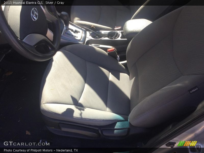 Silver / Gray 2013 Hyundai Elantra GLS