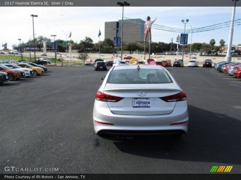 Silver / Gray 2017 Hyundai Elantra SE