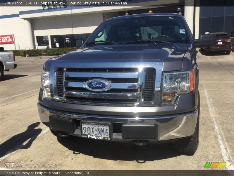 Sterling Grey Metallic / Camel/Tan 2009 Ford F150 XLT SuperCab 4x4