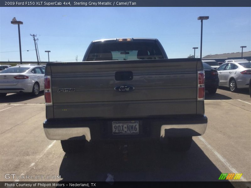 Sterling Grey Metallic / Camel/Tan 2009 Ford F150 XLT SuperCab 4x4