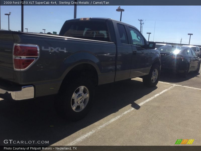 Sterling Grey Metallic / Camel/Tan 2009 Ford F150 XLT SuperCab 4x4