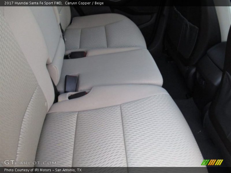 Canyon Copper / Beige 2017 Hyundai Santa Fe Sport FWD