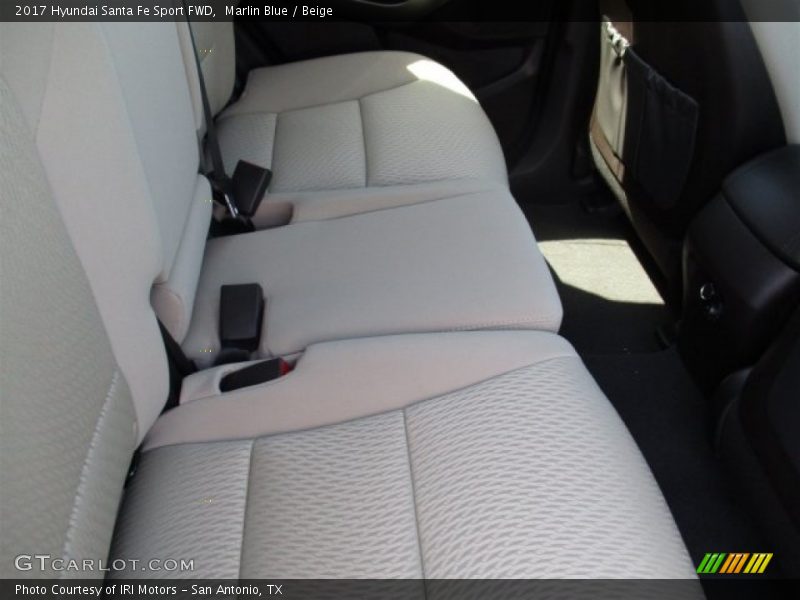 Marlin Blue / Beige 2017 Hyundai Santa Fe Sport FWD