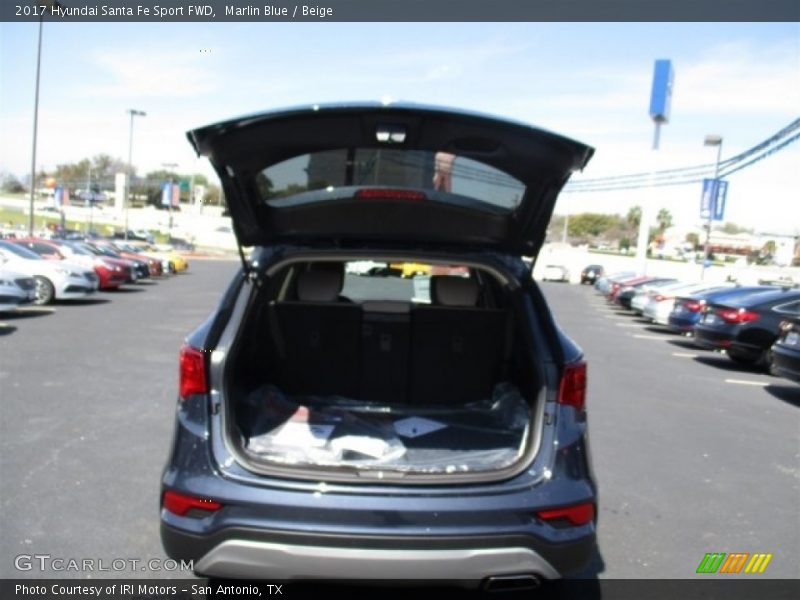 Marlin Blue / Beige 2017 Hyundai Santa Fe Sport FWD