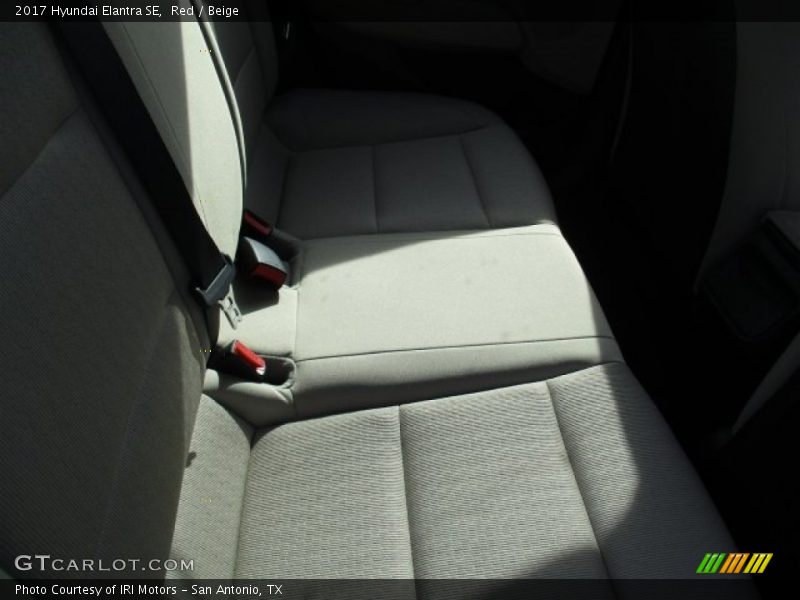 Red / Beige 2017 Hyundai Elantra SE