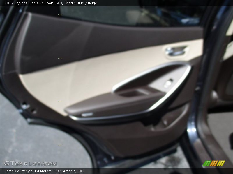 Marlin Blue / Beige 2017 Hyundai Santa Fe Sport FWD