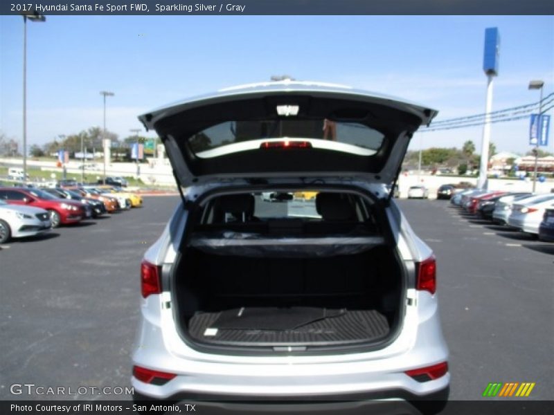 Sparkling Silver / Gray 2017 Hyundai Santa Fe Sport FWD