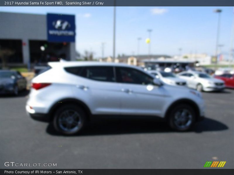 Sparkling Silver / Gray 2017 Hyundai Santa Fe Sport FWD