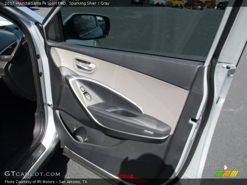 Sparkling Silver / Gray 2017 Hyundai Santa Fe Sport FWD