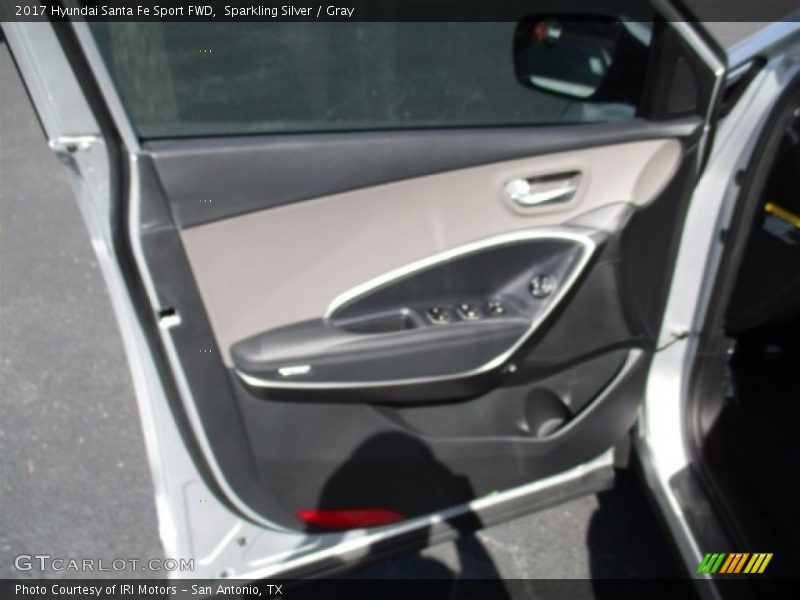 Sparkling Silver / Gray 2017 Hyundai Santa Fe Sport FWD