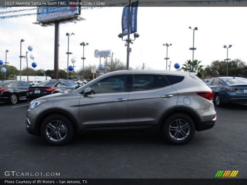 Mineral Gray / Gray 2017 Hyundai Santa Fe Sport FWD