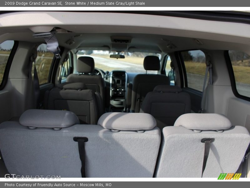 Stone White / Medium Slate Gray/Light Shale 2009 Dodge Grand Caravan SE