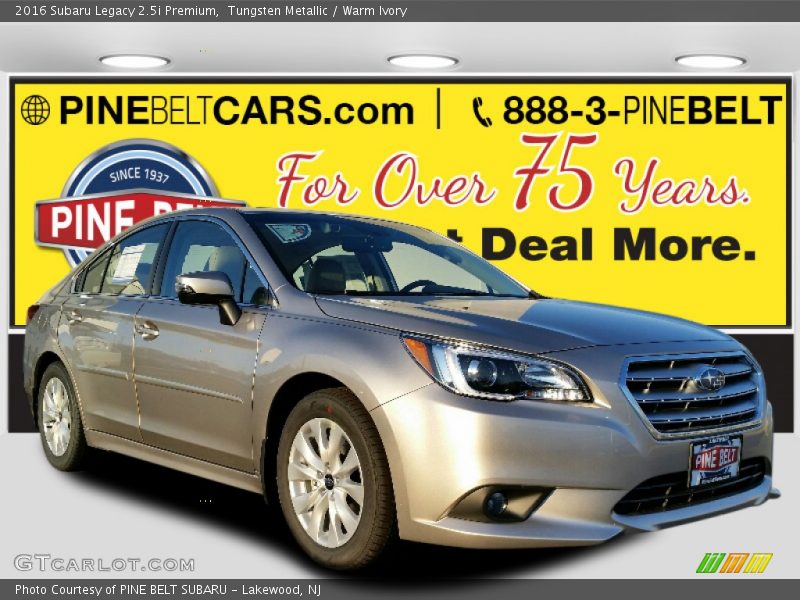 Tungsten Metallic / Warm Ivory 2016 Subaru Legacy 2.5i Premium