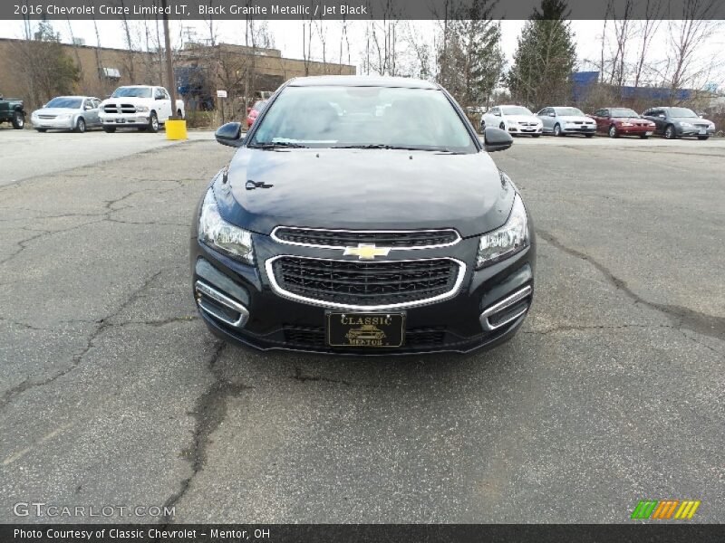Black Granite Metallic / Jet Black 2016 Chevrolet Cruze Limited LT