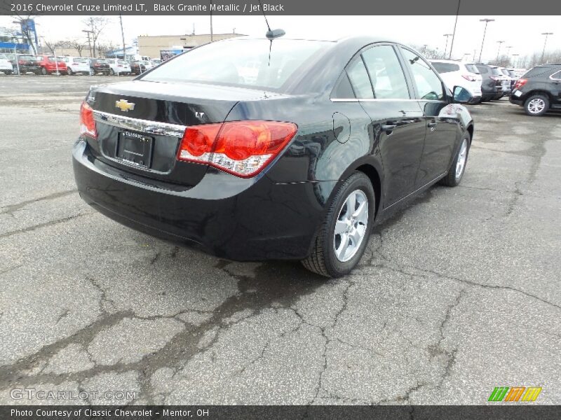 Black Granite Metallic / Jet Black 2016 Chevrolet Cruze Limited LT