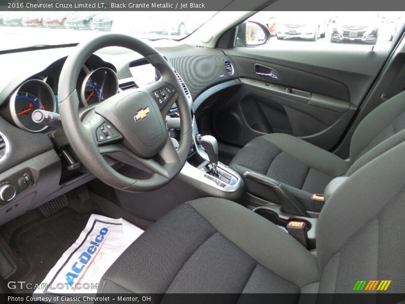 Black Granite Metallic / Jet Black 2016 Chevrolet Cruze Limited LT