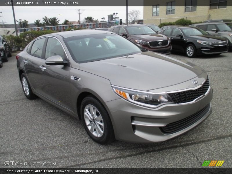 Titanium Gray / Black 2016 Kia Optima LX