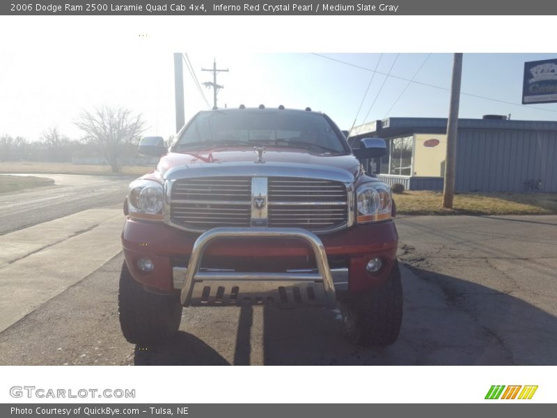 Inferno Red Crystal Pearl / Medium Slate Gray 2006 Dodge Ram 2500 Laramie Quad Cab 4x4