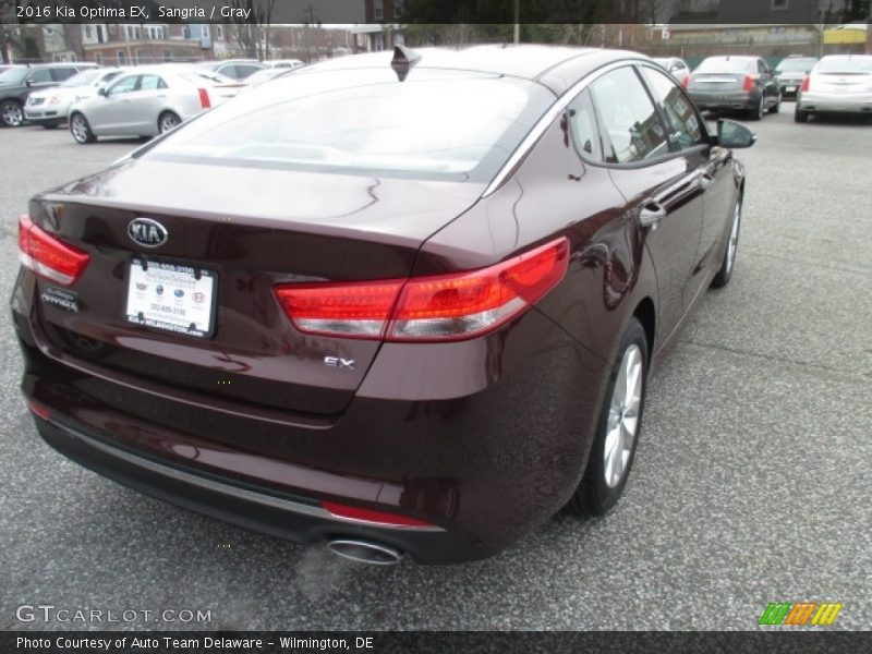 Sangria / Gray 2016 Kia Optima EX