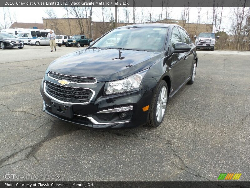 Black Granite Metallic / Jet Black 2016 Chevrolet Cruze Limited LTZ