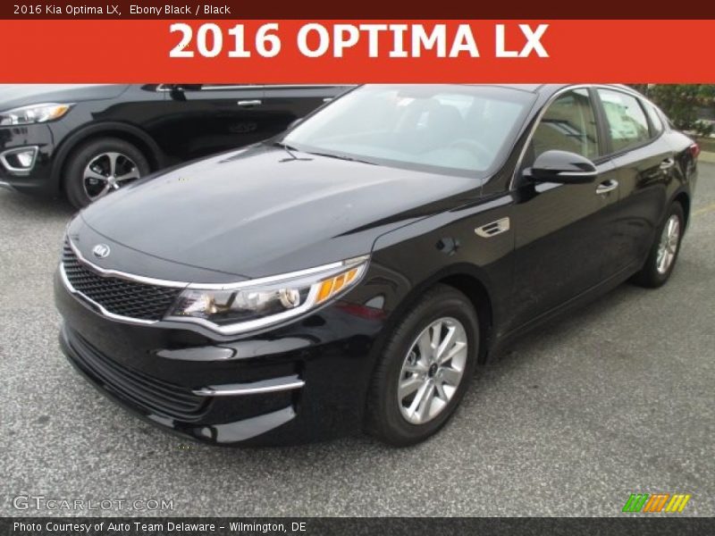 Ebony Black / Black 2016 Kia Optima LX