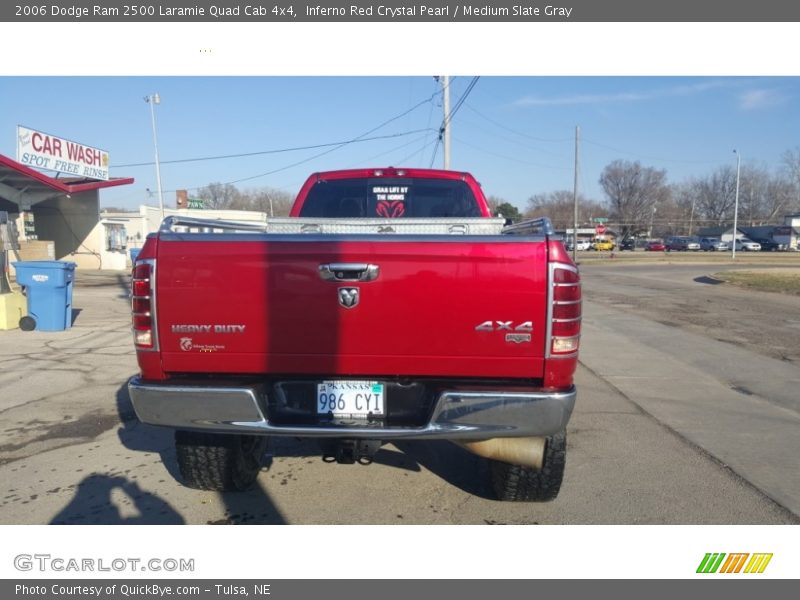 Inferno Red Crystal Pearl / Medium Slate Gray 2006 Dodge Ram 2500 Laramie Quad Cab 4x4