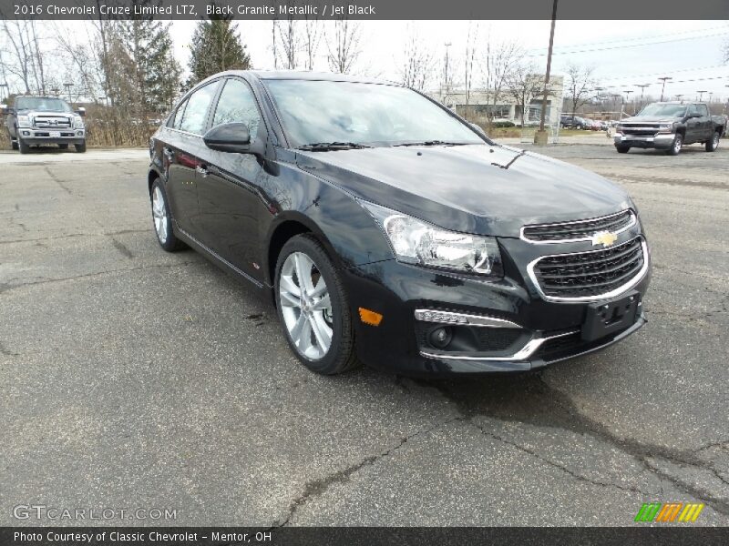 Black Granite Metallic / Jet Black 2016 Chevrolet Cruze Limited LTZ