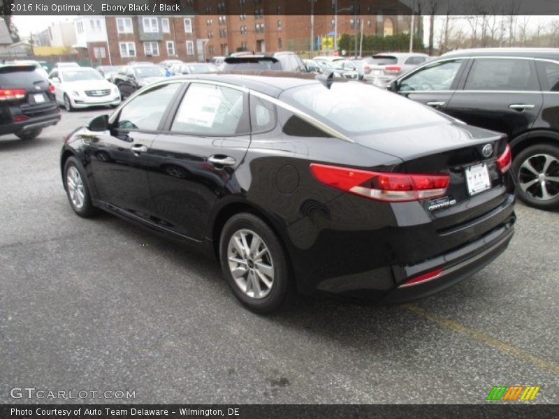 Ebony Black / Black 2016 Kia Optima LX