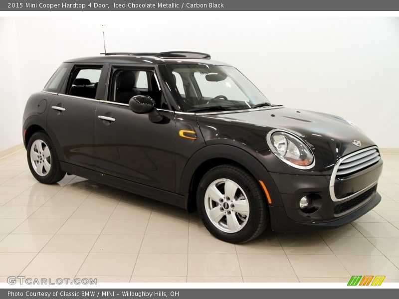 Iced Chocolate Metallic / Carbon Black 2015 Mini Cooper Hardtop 4 Door