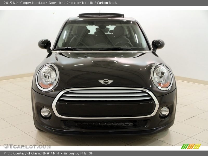 Iced Chocolate Metallic / Carbon Black 2015 Mini Cooper Hardtop 4 Door