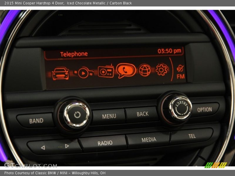 Iced Chocolate Metallic / Carbon Black 2015 Mini Cooper Hardtop 4 Door