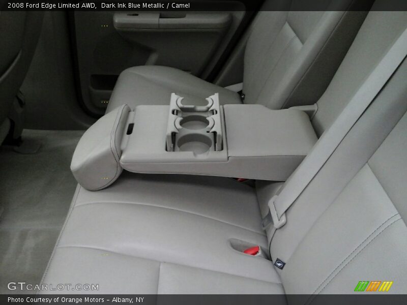 Dark Ink Blue Metallic / Camel 2008 Ford Edge Limited AWD