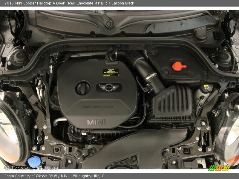 Iced Chocolate Metallic / Carbon Black 2015 Mini Cooper Hardtop 4 Door