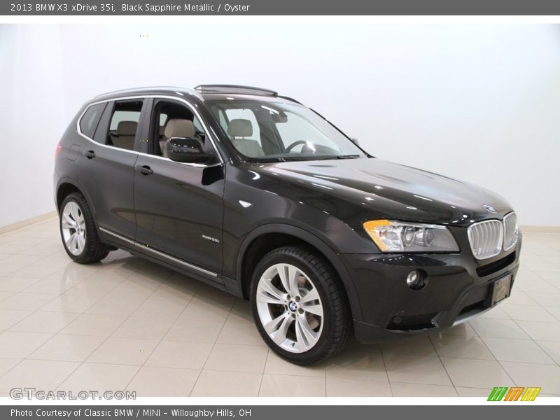 Front 3/4 View of 2013 X3 xDrive 35i