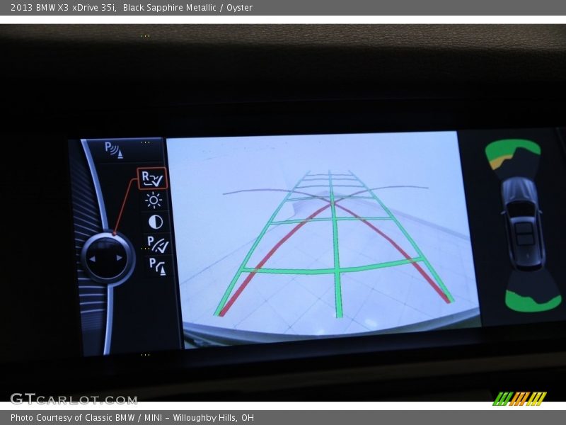 Black Sapphire Metallic / Oyster 2013 BMW X3 xDrive 35i