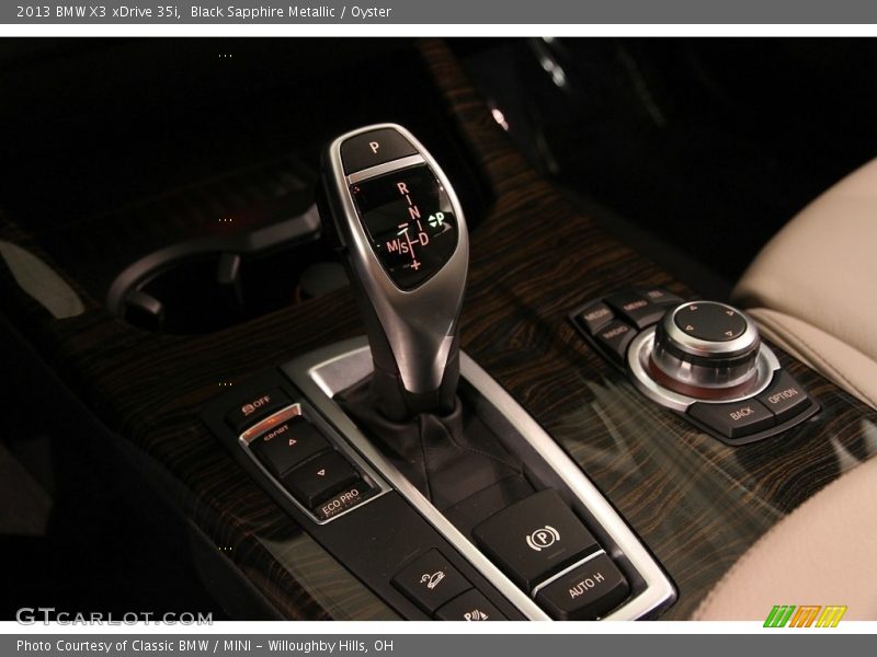 Black Sapphire Metallic / Oyster 2013 BMW X3 xDrive 35i