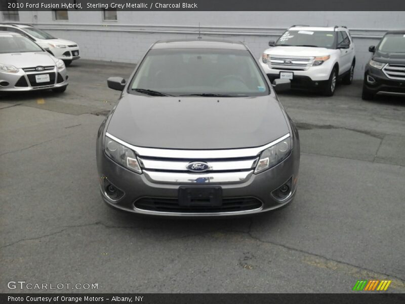 Sterling Grey Metallic / Charcoal Black 2010 Ford Fusion Hybrid