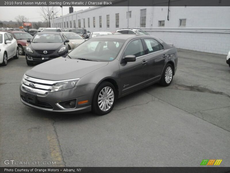 Sterling Grey Metallic / Charcoal Black 2010 Ford Fusion Hybrid