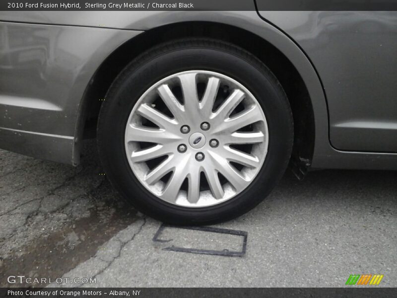 Sterling Grey Metallic / Charcoal Black 2010 Ford Fusion Hybrid